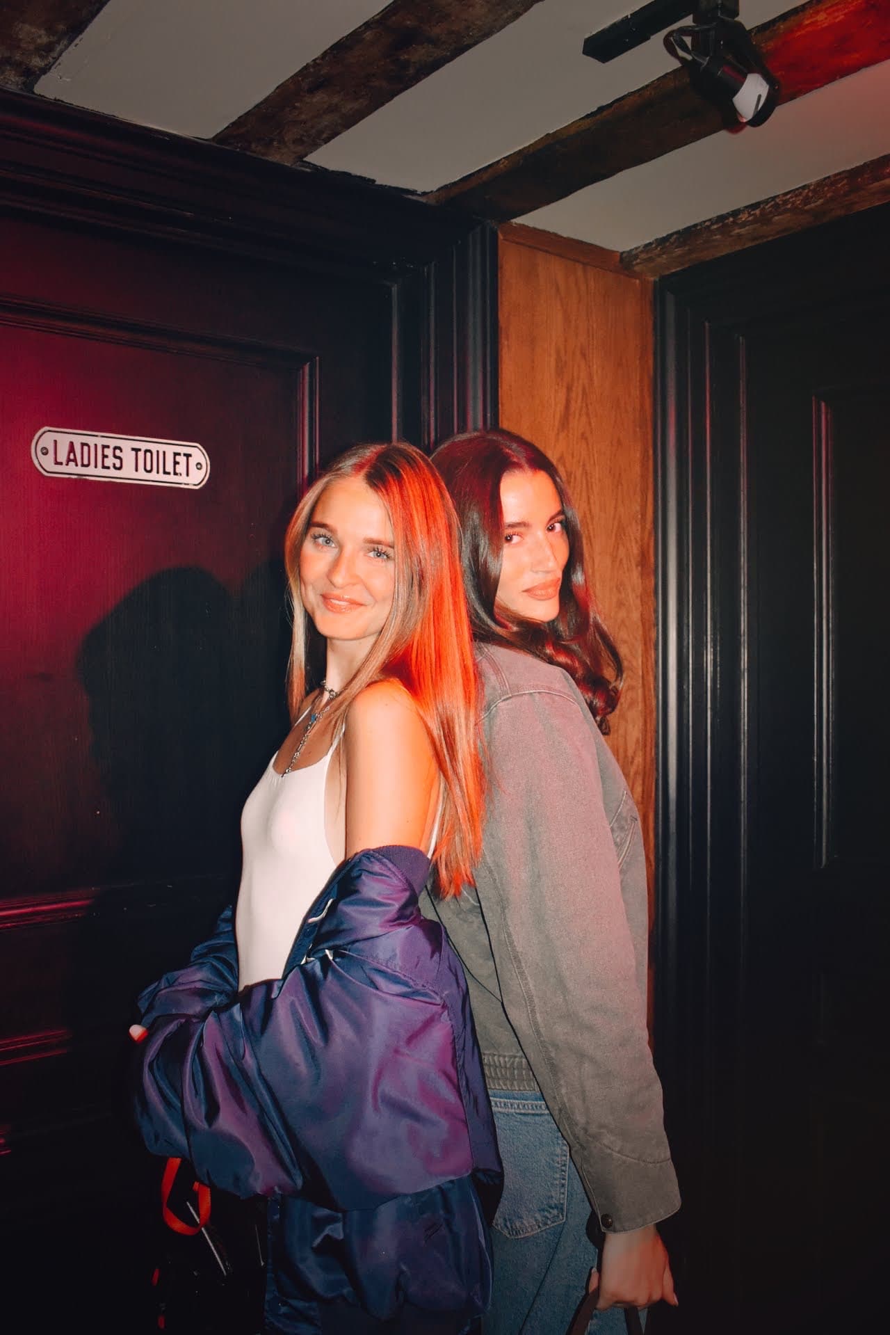 Two event guests posing at a Cerca event.