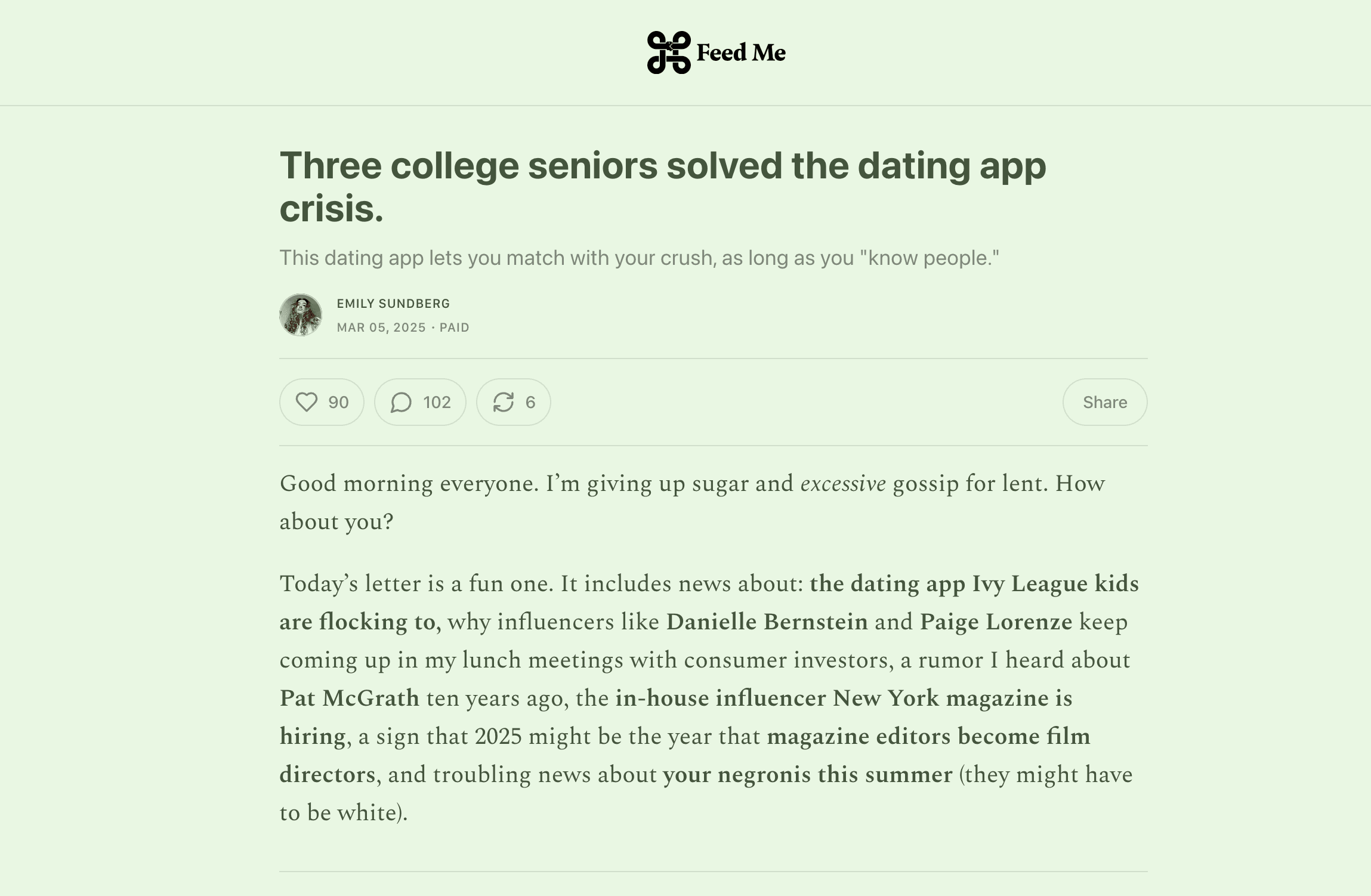 Three college seniors solved the dating app crisis.